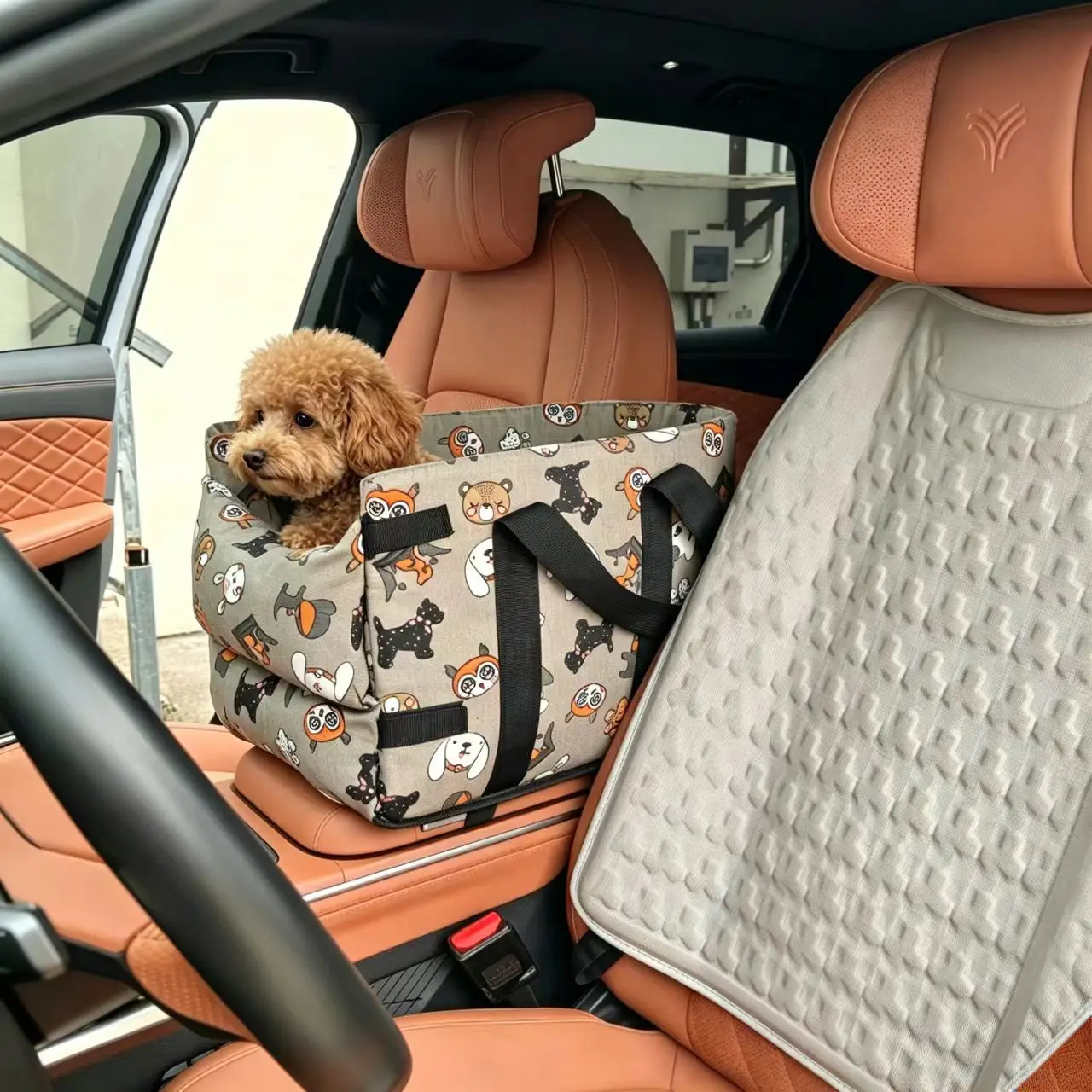 Portable Car Pet Carrier Handheld Small Cat Dog Safety Seat Travel Cage with Handle for Cats 1005012527902440