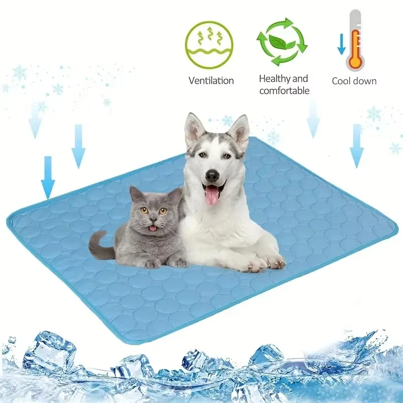 Dog Mat Cooling Summer Pad Mat for Dogs Cat Blanket Sofa Breathable Pet Dog Bed Summer Washable Pad 1005012530278939