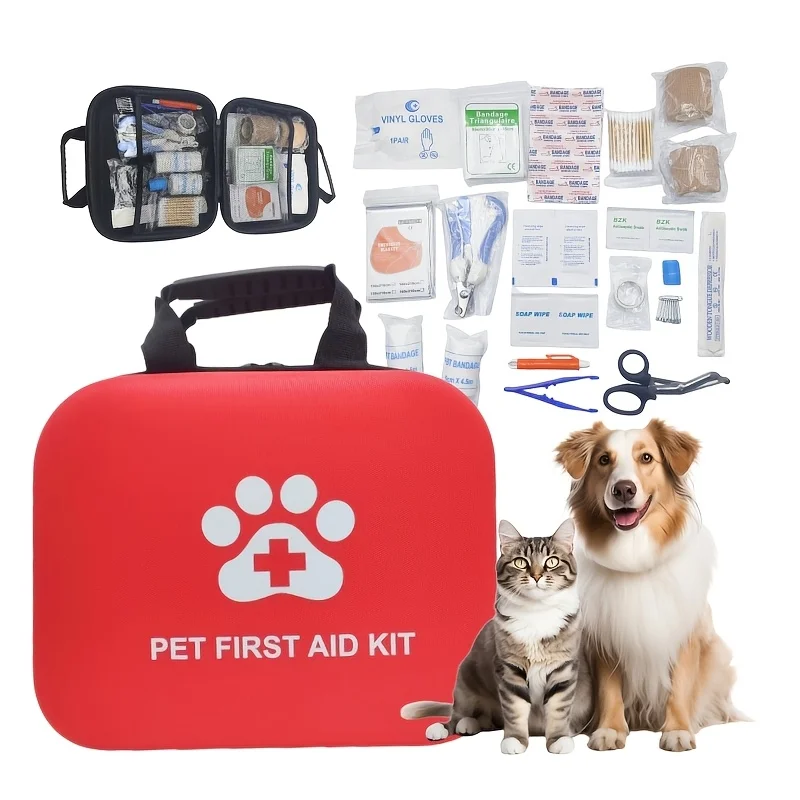 Pet First Aid Kit, Emergency Survival Kit, Pet First Aid Supplies, Dog Health Products 1005012531155293