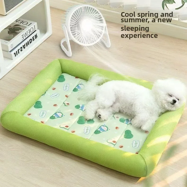 Summer Cooling Puppy Bed Dog Supplies Mat Accessory for Small Breeds Dogs Medium Pet Large Beds 1005012531878974