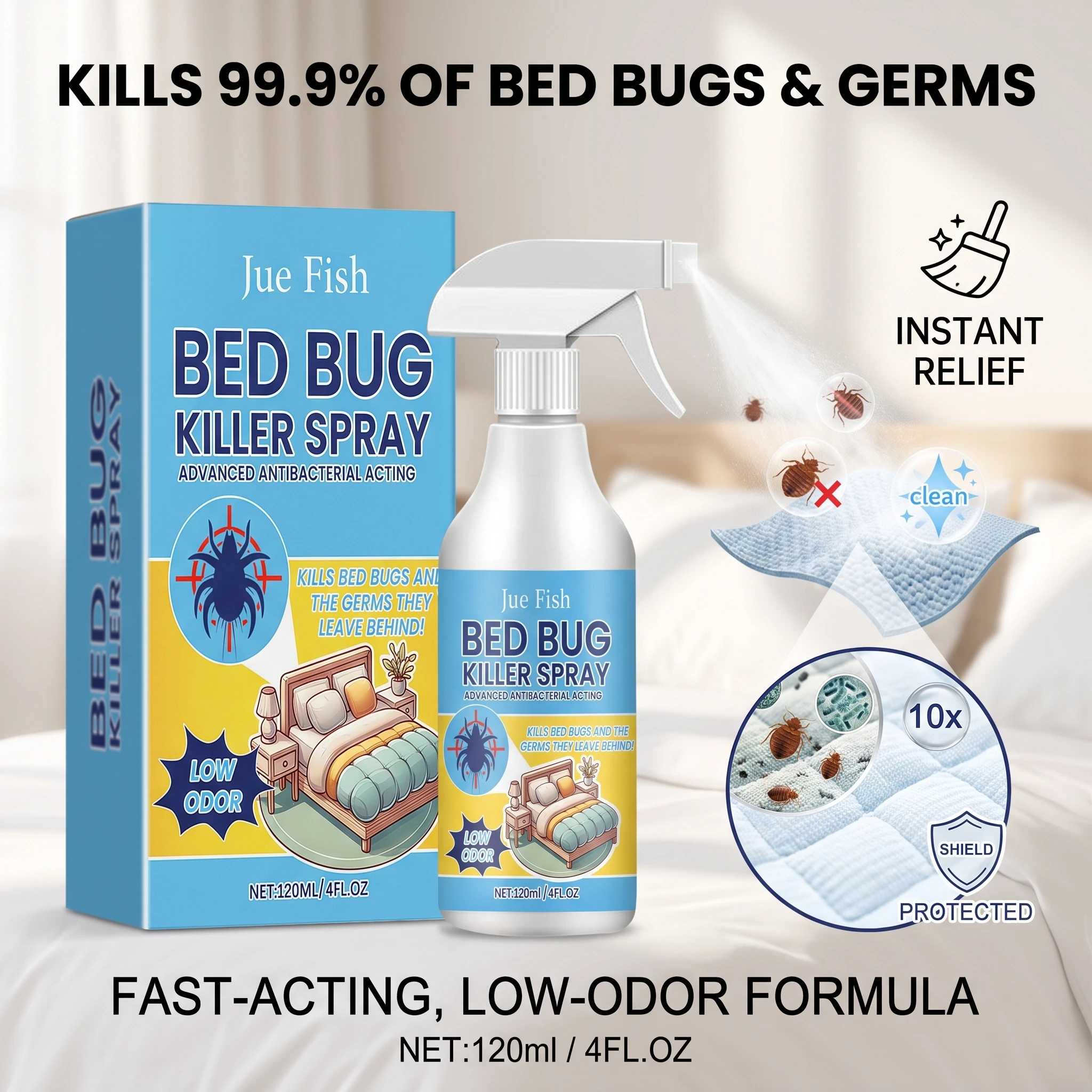Bed Bug Killer Spray Dust Mite Flea Eliminator Mattress Bedroom Dormitory Home Pest Control 1005012533831470
