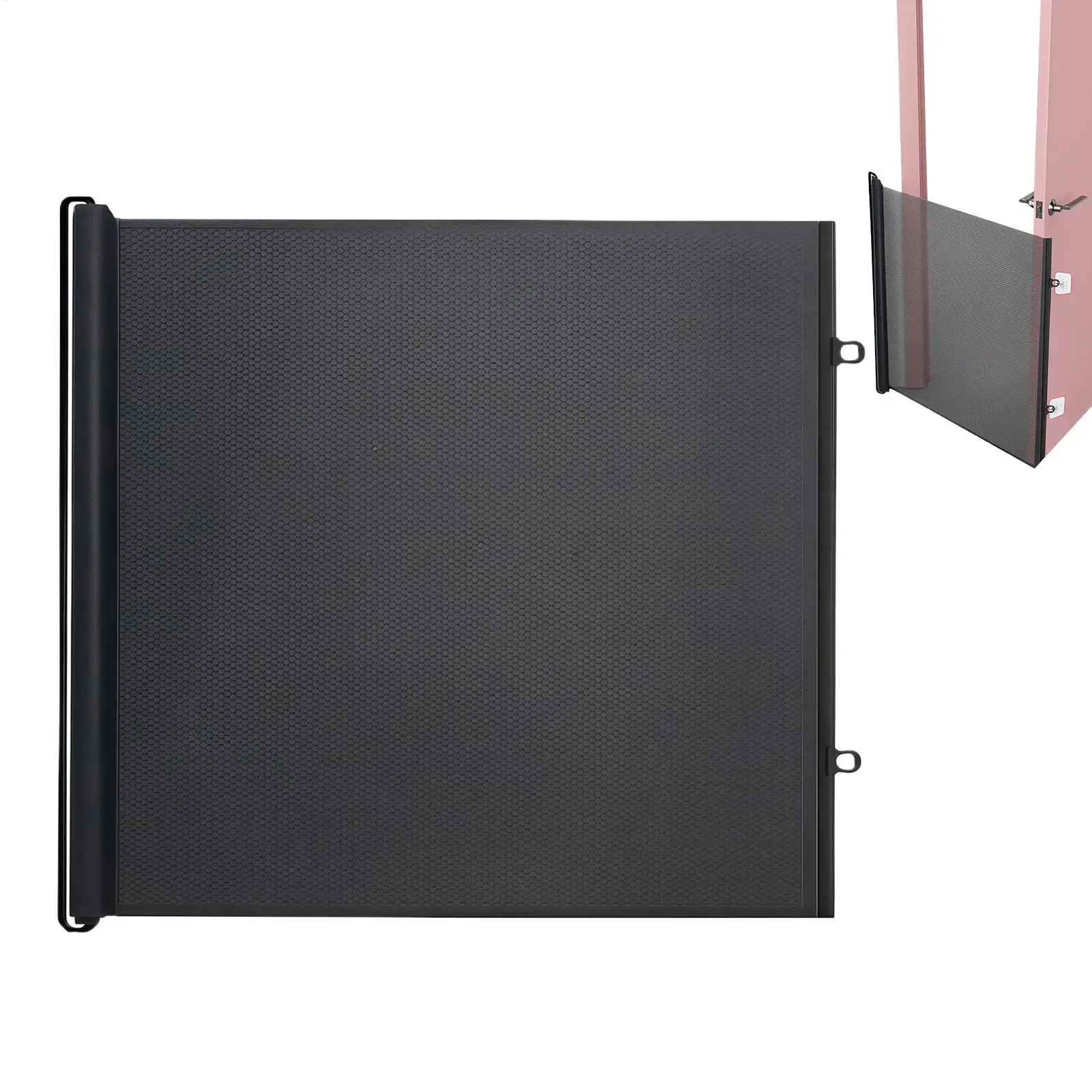 Mesh Gate for Doorway No Drilling Anti Dog Jumping Fence Extendable Sliding Barrier Protective 1005012536007476