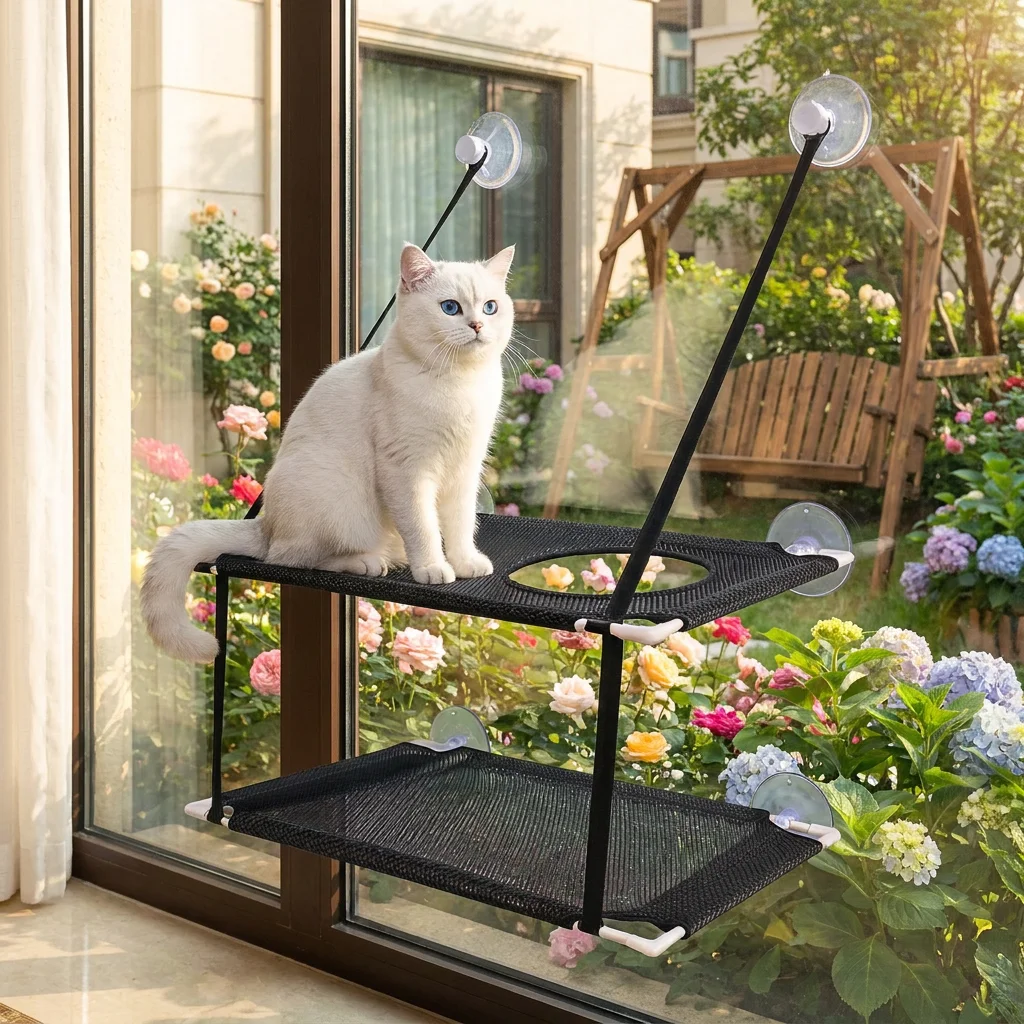 Double Decker Cat Window Hammock Perch 1005012538028938