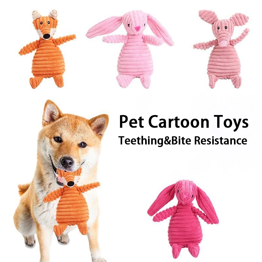 Dog Cat Companion Toys Durable Plush Speak Out Relieve Boredom Doll Fox Doll Comfort Companionship 1005012540176373