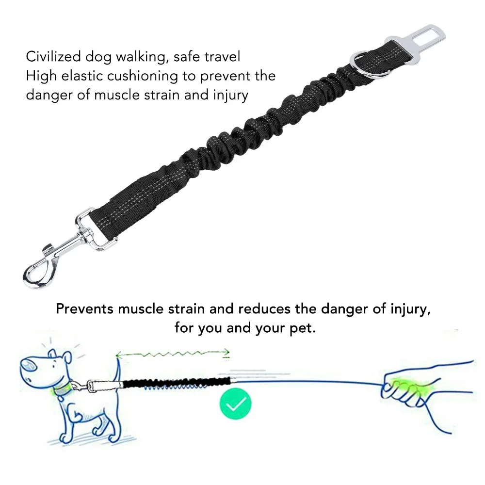 Easy to Use Elastic Dog Leash Sturdy Anti-Jerk Shock Absorbing Extension Rope Durable Adjustable 1005012541654191