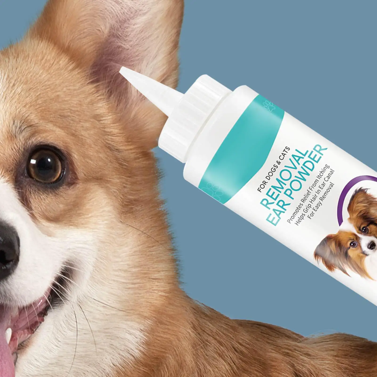 Safe Efficient Healthy Ear Wash Powder Odor Removal Ear Powder for Pets Pet Accessories Ear (30G) 1005012542059480