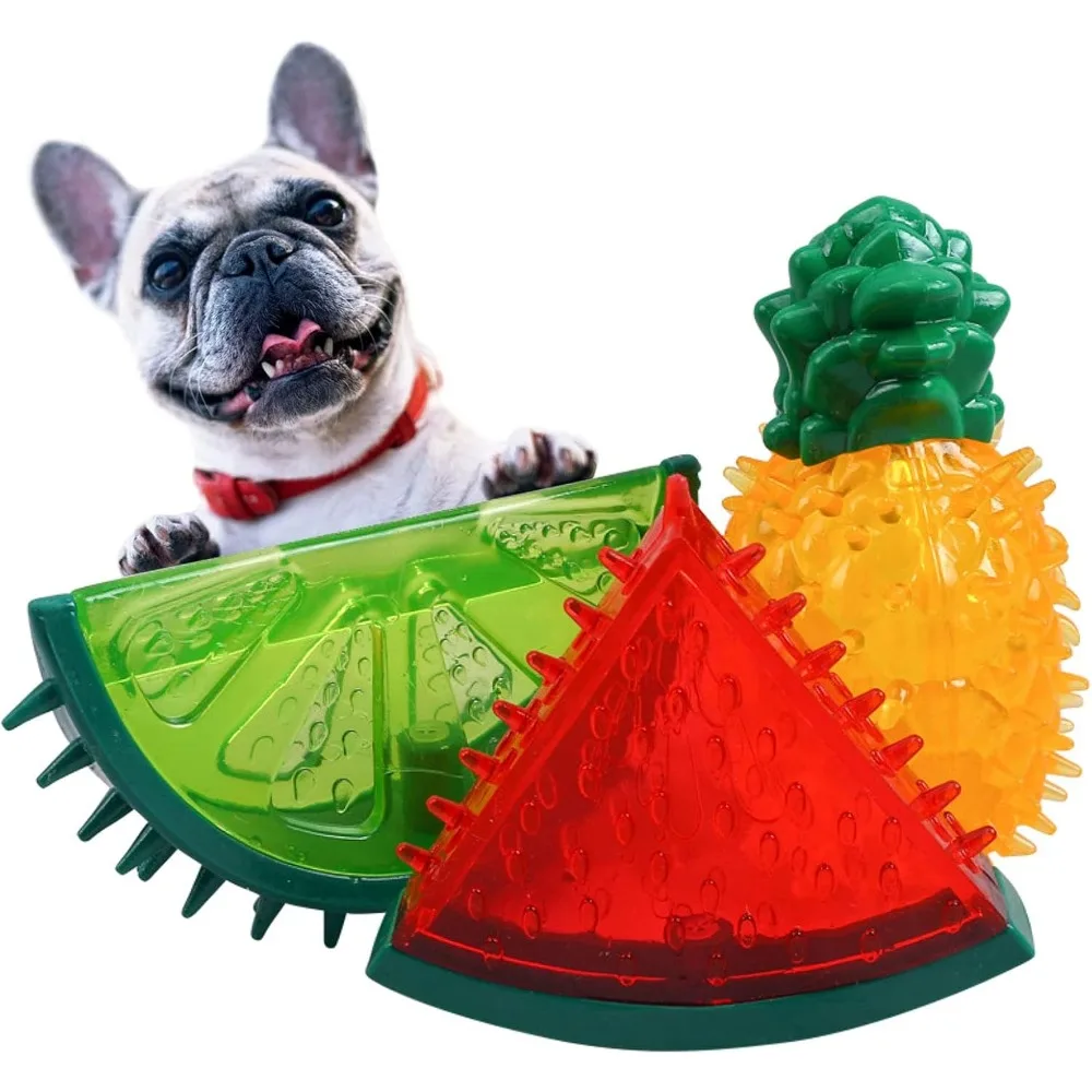 Dog Cooling Chew Toys Frozen Teething Toy for Puppies Summer Interactive Squeaky Toys Small 1005012542365470