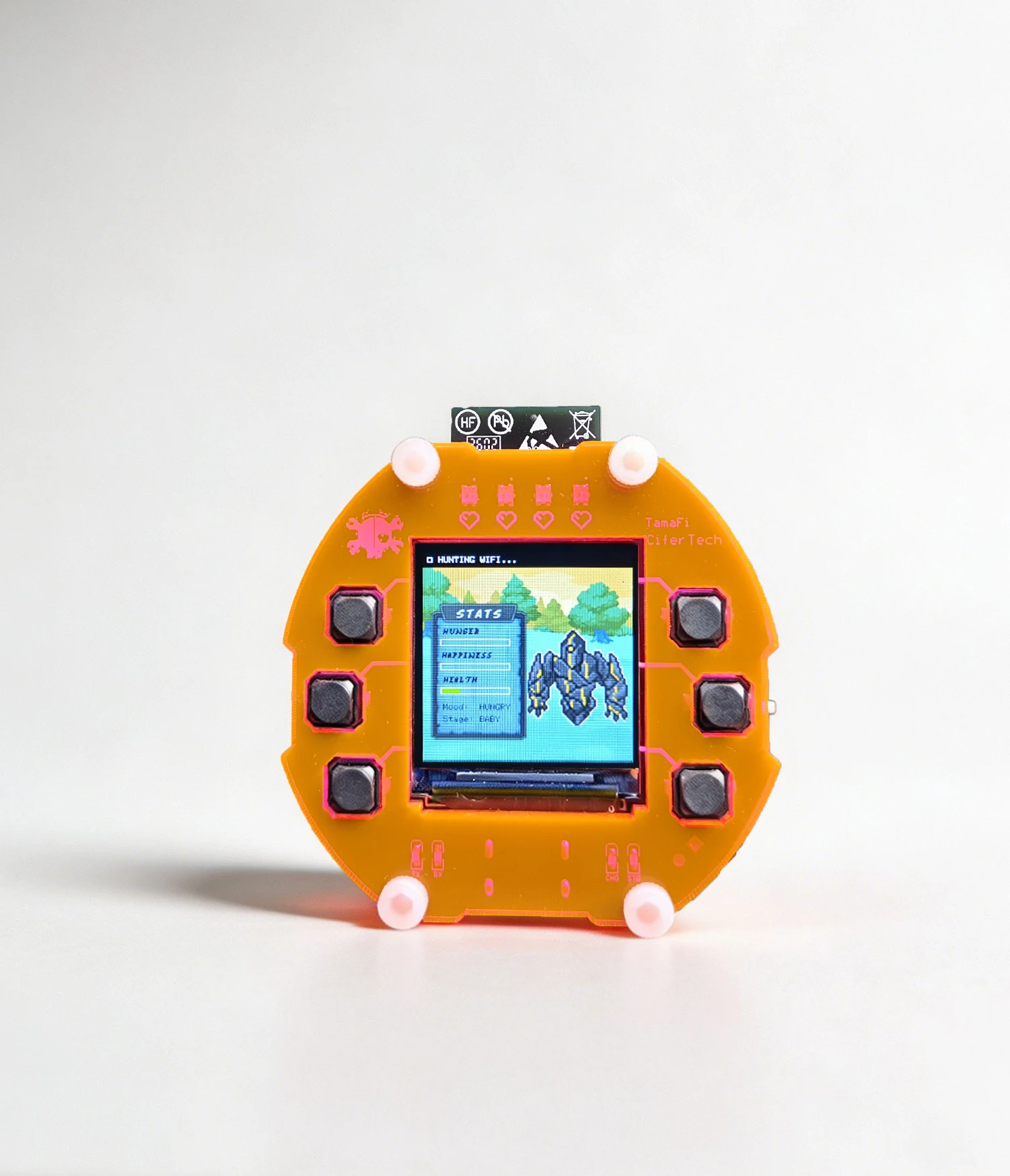 Finished Tamafi Smart Virtual Pet Firmware Version V2.0 ESP32-S3 Wifi Interactive Virtual 1005012544161110