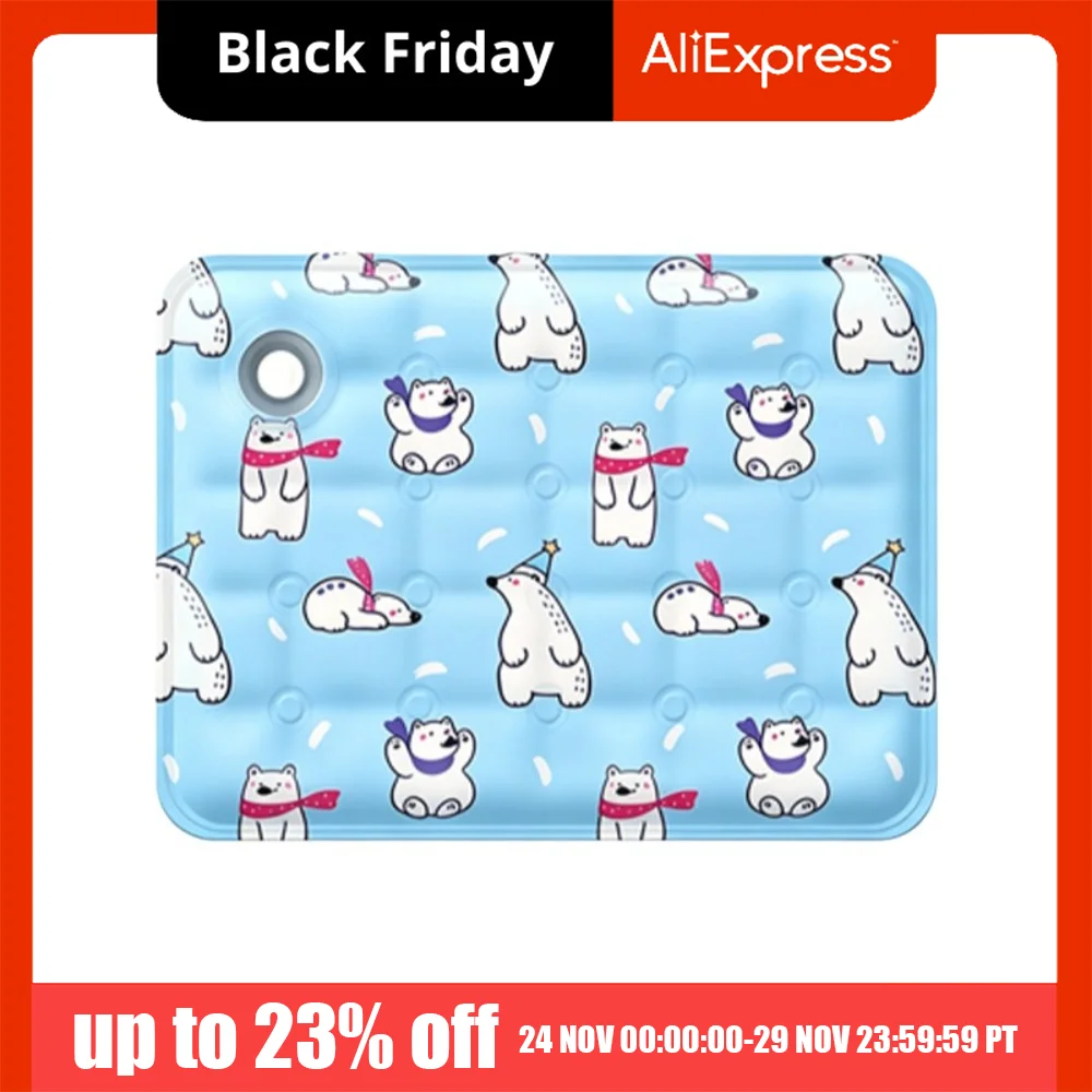 Cartoon Pet Cooling Mat Anti Bite Non-Slip Pet Ice Cushion Self Added Water Moisture-Proof Dog Cold 1005012545520618