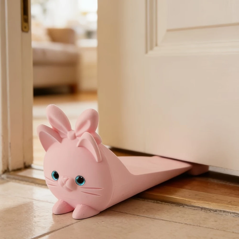 Cute Cat Door Stopper Rubber Anti Slip Door Wedge Decorative Door Holder Home Safety Household 1005012545882754
