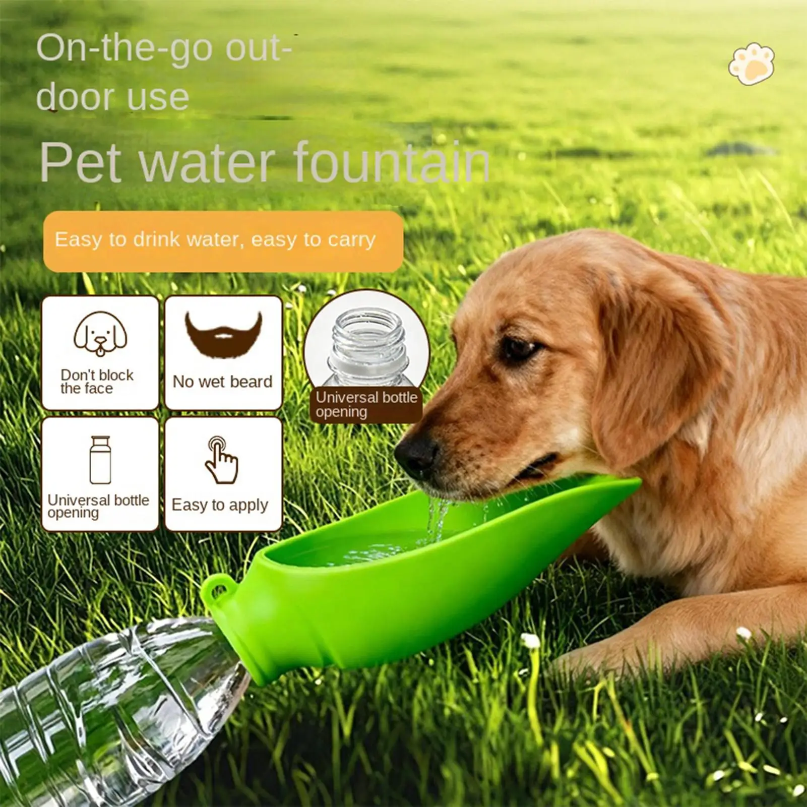 Dog Travel Water Bowl Silicone Folding Drinking Dog Walking Accessories for Hiking 1005012546654642