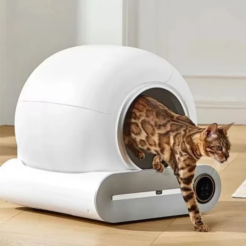 Smart Cat Litter Box Fully Automatic Large Capacity Semi-Enclosed Toilet 1005012550017397