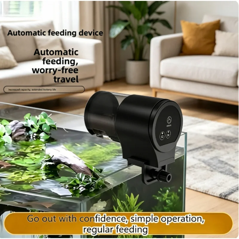 Automatic Fish Food Dispenser Auto Feeder Aquarium Tank Feeding Tool Aquatic Pet Supplies Fishbowl 1005012550139923