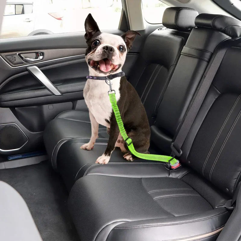 Dog Seat Belt Car Seatbelt Harness for Dogs Adjustable Durable Nylon Reflective Bungee Fabric 1005012550245980
