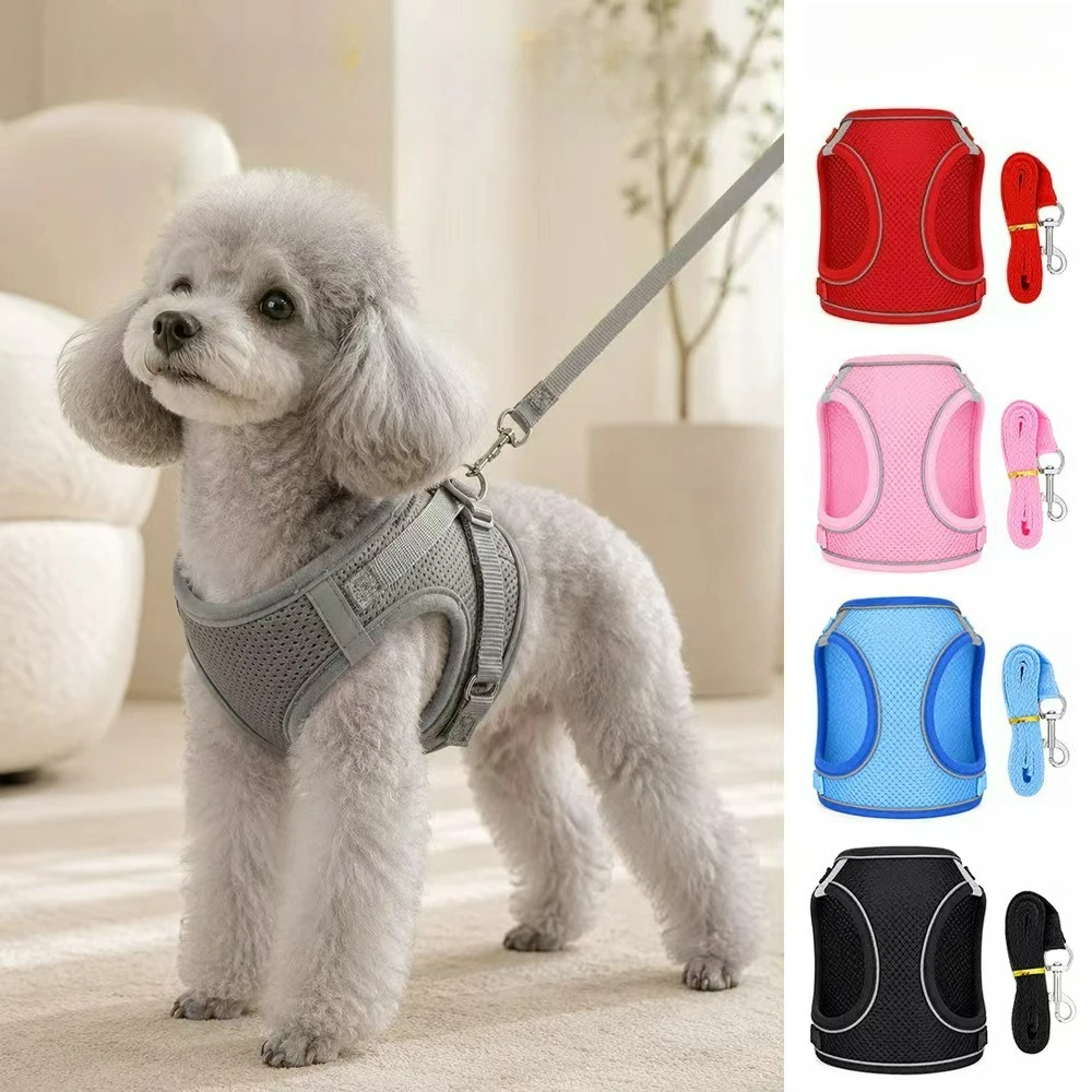 Puppy Harness Adjustable Pet Collars Vest Dogs French Bulldog Chihuahua for Small Medium Dogs 1005012550463215