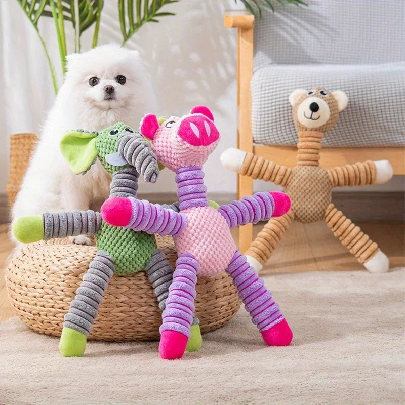 Plush Dog Toy, Cute Stuffed Animal Toy for Small Medium Dogs, Teething Chew Toy for Puppy 1005012555376353