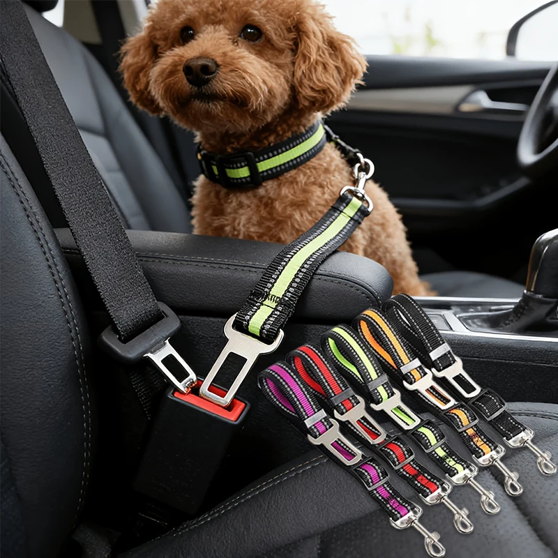 Pet Car Seat Belt, Adjustable Length, Suitable for Different Types of Dogs, Universal Interface 1005012555422363