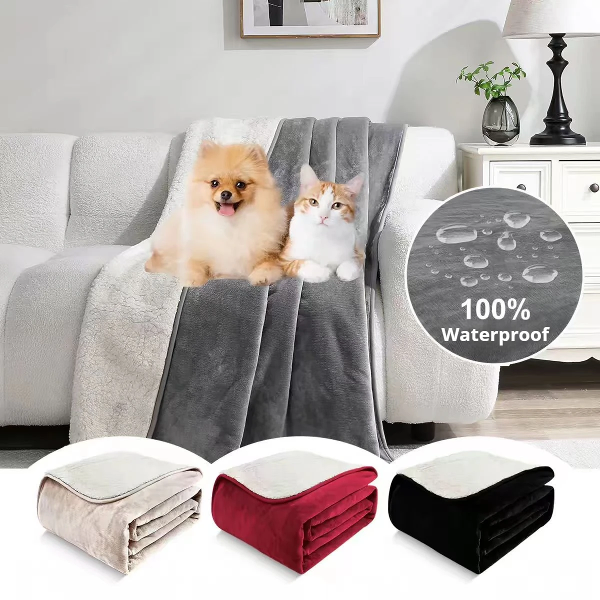 Waterproof Pet Blanket Couch Protector for Dogs and Cats Furniture Protection Throw Blanket 1005012559732821