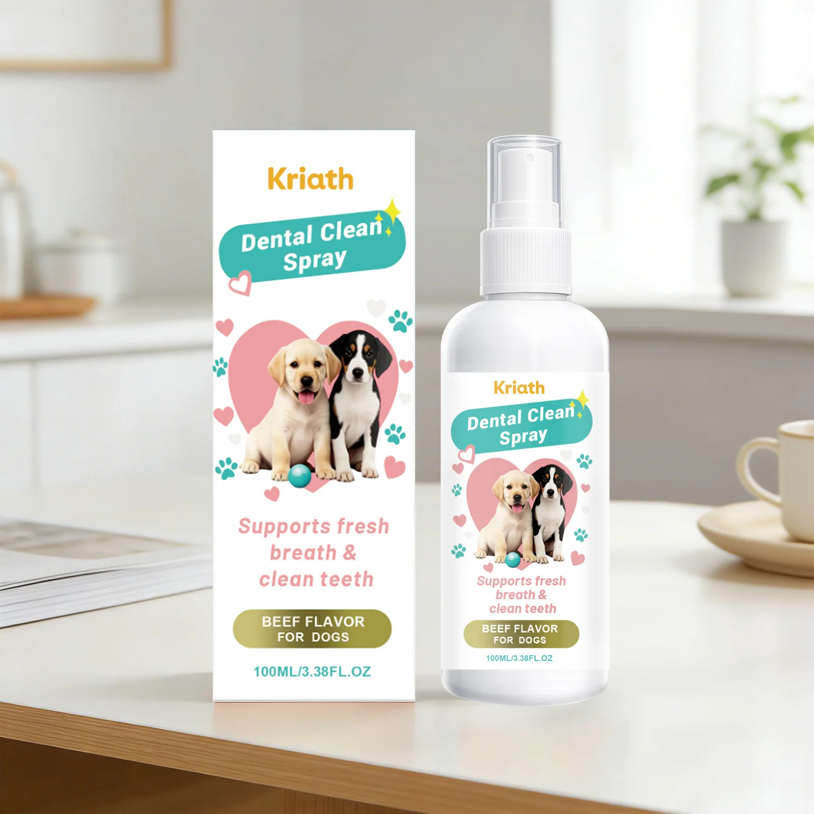 Dog Oral Care Spray Natural No Brushing Teeth Cleaning Plaque Tartar Remover Mild Gum Daily Dogs 1005012559809372