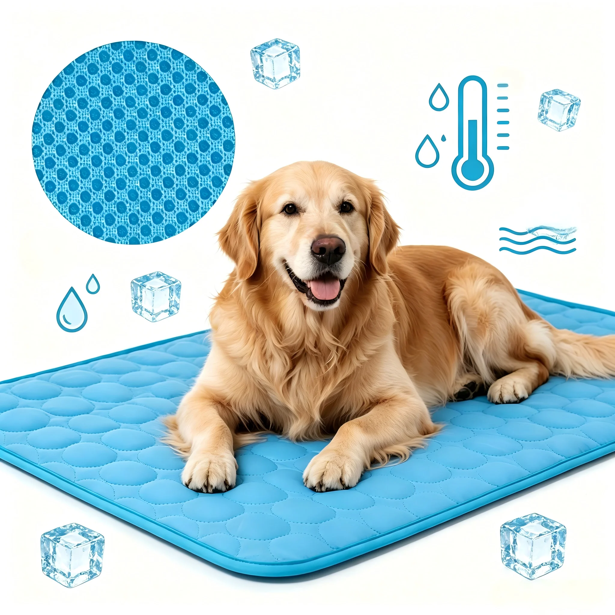 Cooling Mats for Pets Cats and Dogs Ice Pads Pet Cold Beds Dog Cushions Cat Durable Blanket Sofa 1005012561941698