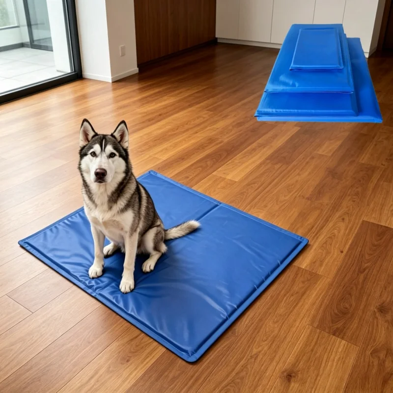 Pet Cooling Mat Ice Bed Cushion Summer Cooler Sleeping Pad Gel Sponge Heat Relief for Dogs Cats 1005012563569928