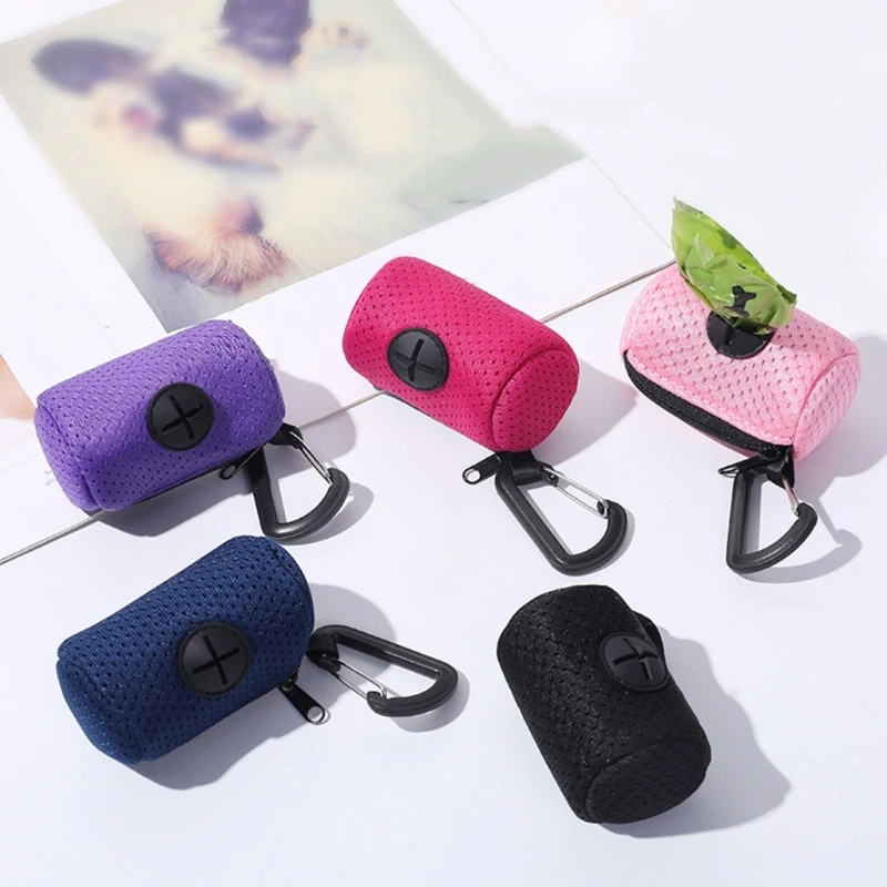 Dog Poop Bag Dispenser Hangingable Holder Poo Bags Dispenser for Dogs Walking Garbage 1005012567088011