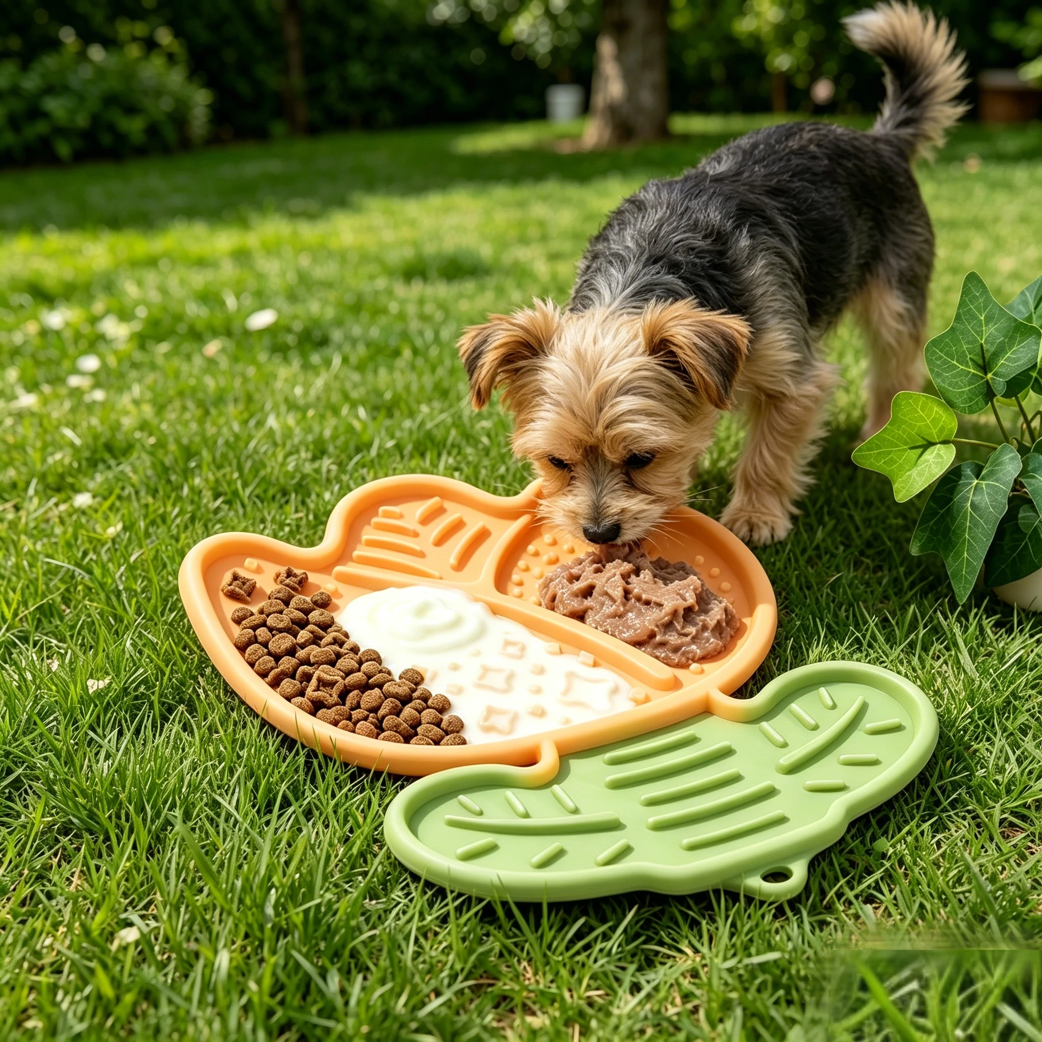 Pet Silicone Slow Feeder Mat Feeding Lick Non-Slip Divider Anti-Choke Dining Food Snacks Cushioning 1005012569077725