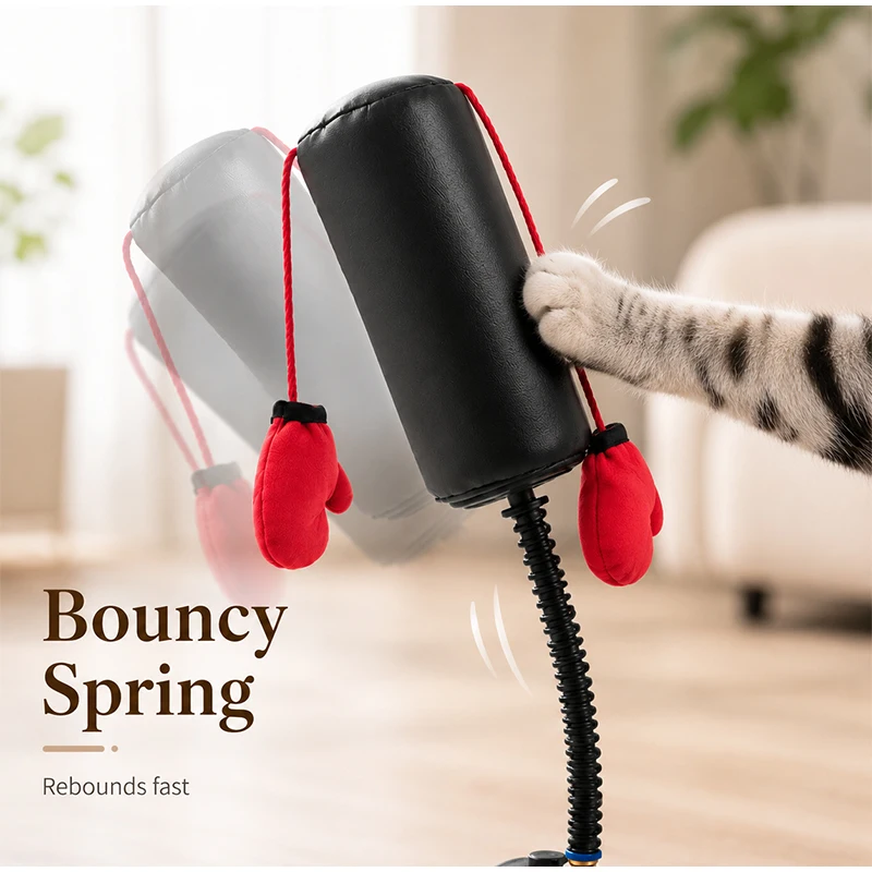 Interactive Cat Boxing Toy Multifunctional Entertainment for Self-Relaxation Fun Exercise Toy 1005012571221134