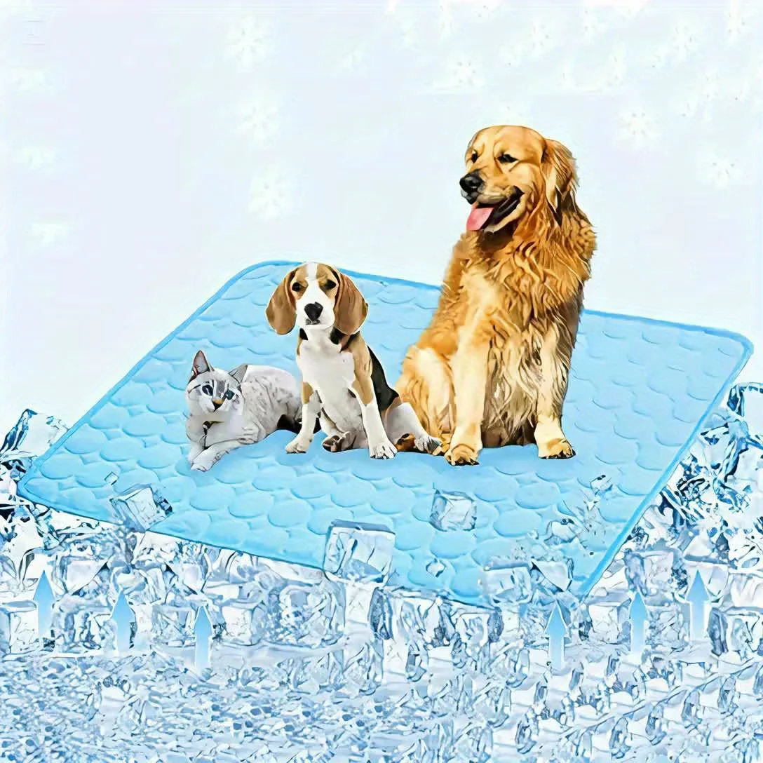 Cooling Mat for Dogs and Cats Coolling Mats Breathable Washable Pet Bed with Polyester Fiber 1005012571825031