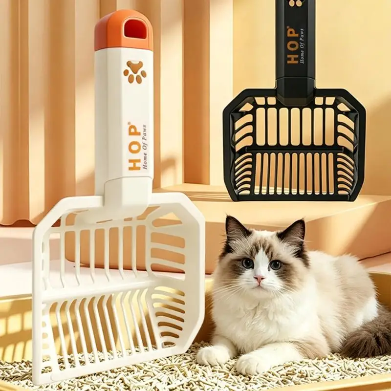 Ergonomic Grip Pet Litter Scooper Hollowed Plastic Pet Poop Scooper Tool for Cleaning and Waste 1005012576306365