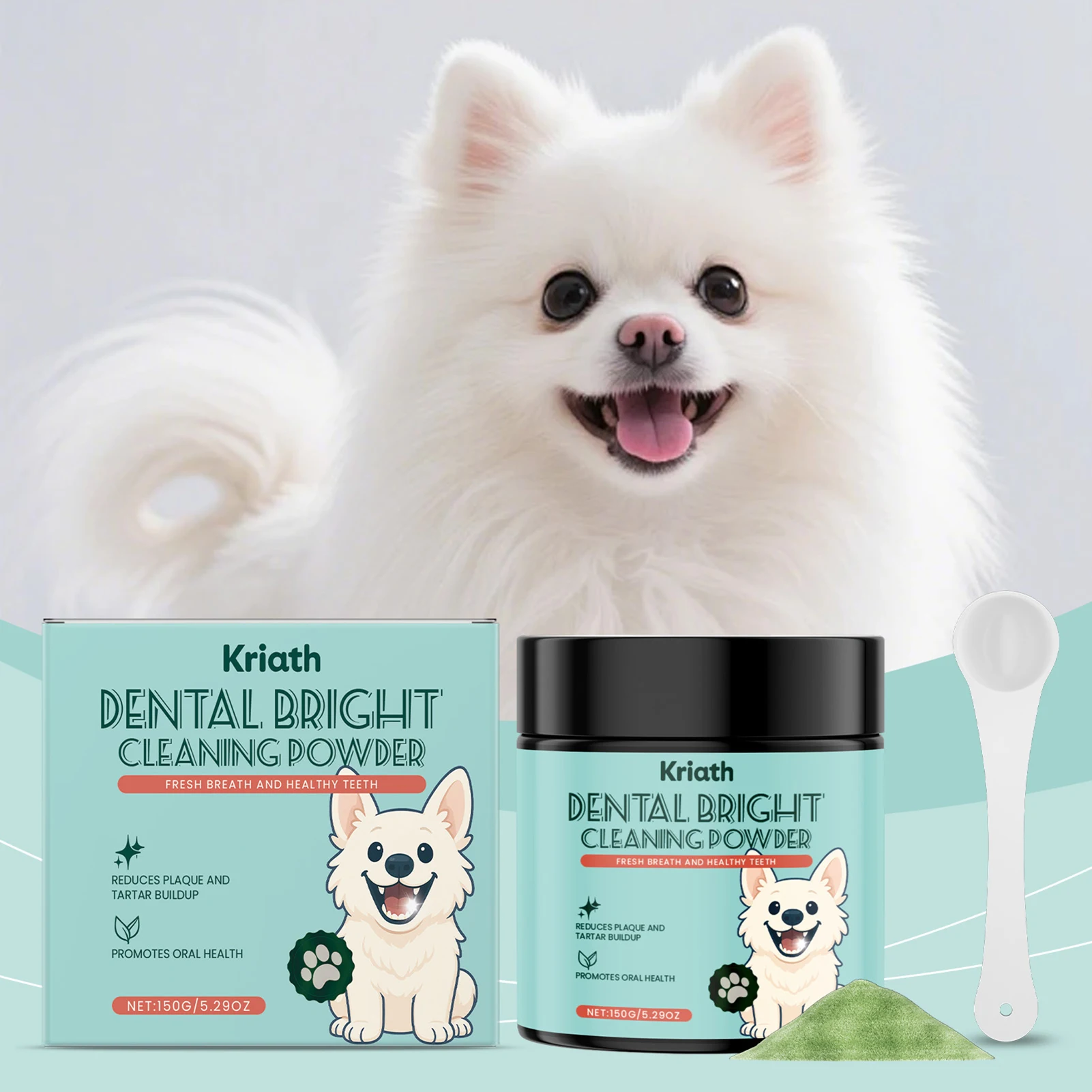 Dog Tooth Cleaning Powder Removing Teeth Surface Stains Reduce Dental Plaques Eliminate Bad Breath 1005012587505012