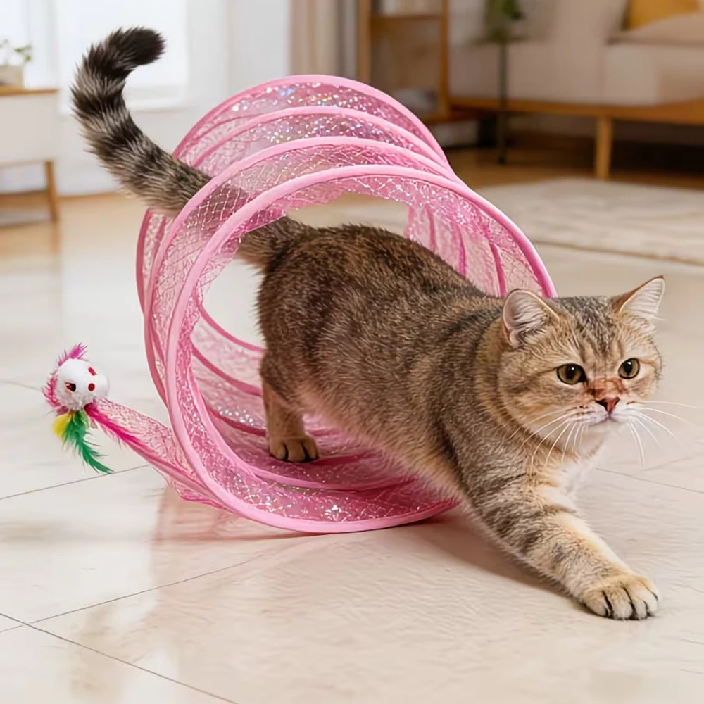 Interactive Cat Tunnel, a Fun Play Channel Designed Specifically for Cats 1005012601666008