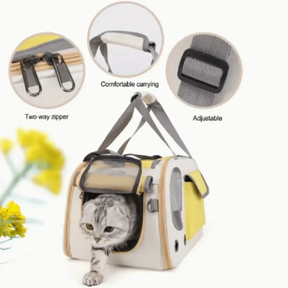 Portable Pet Carrier Cat Bag for Cats and Dogs Ideal for Travel and Outdoor Activities (1Pcs) 1005012612304352