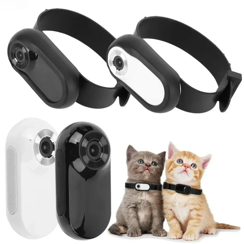 Portable Thumb HD 1080p Pet Camera Anti-Shake Collar Cam Recorder for Pet & Motorcycle Outdoor 1005012623321023