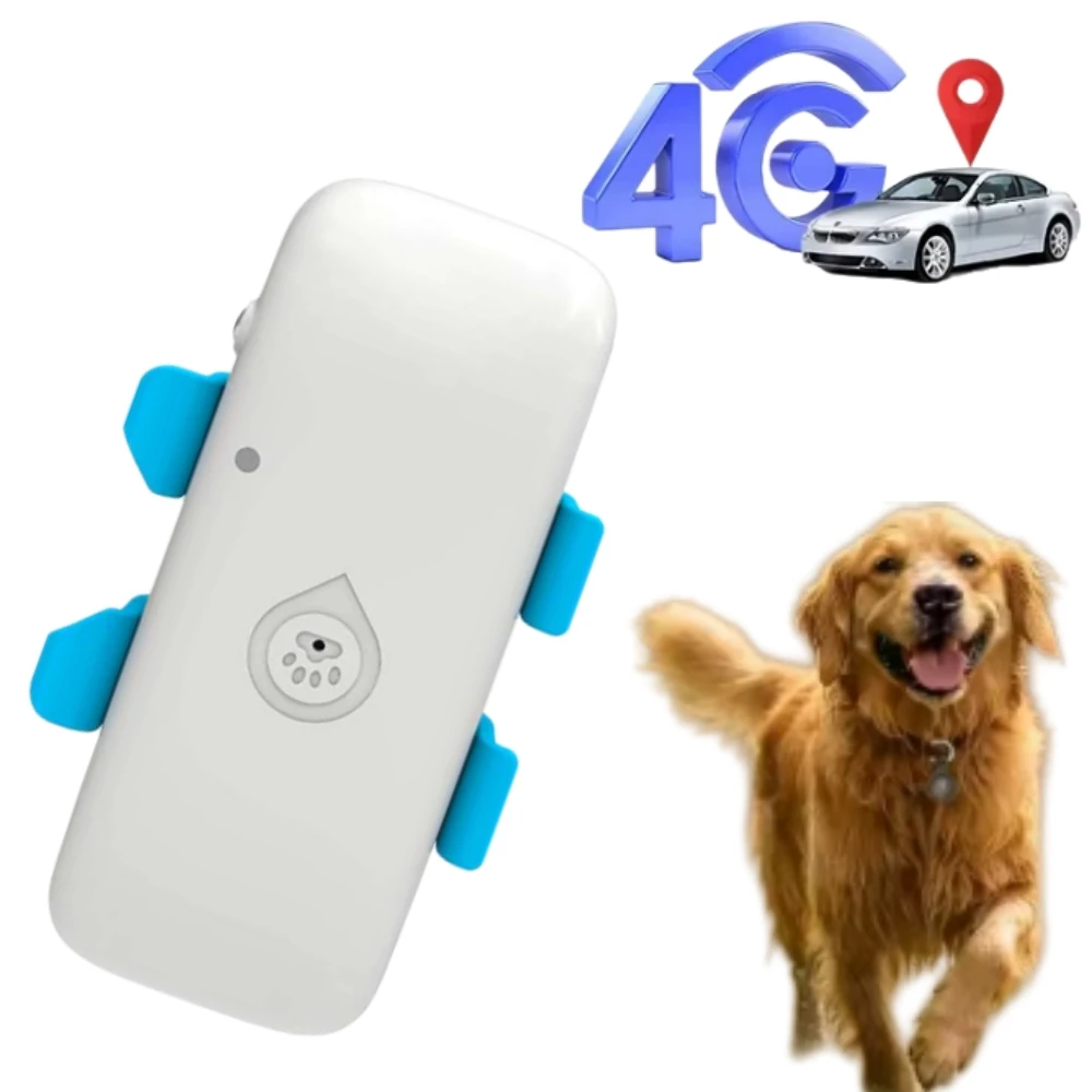 4G GPS Pet Tracker Mini GPS Pet Cat Dog 4G Real Time Finder Alert Vibration Geo Fence Long Standby 1005012638801073