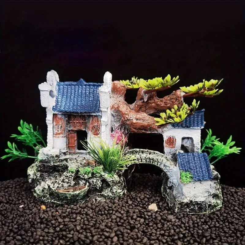 Small Fishtank Accessories Aquarium Decoration Ornament Fish Tank Aquascaping Decorations 1005012652157506