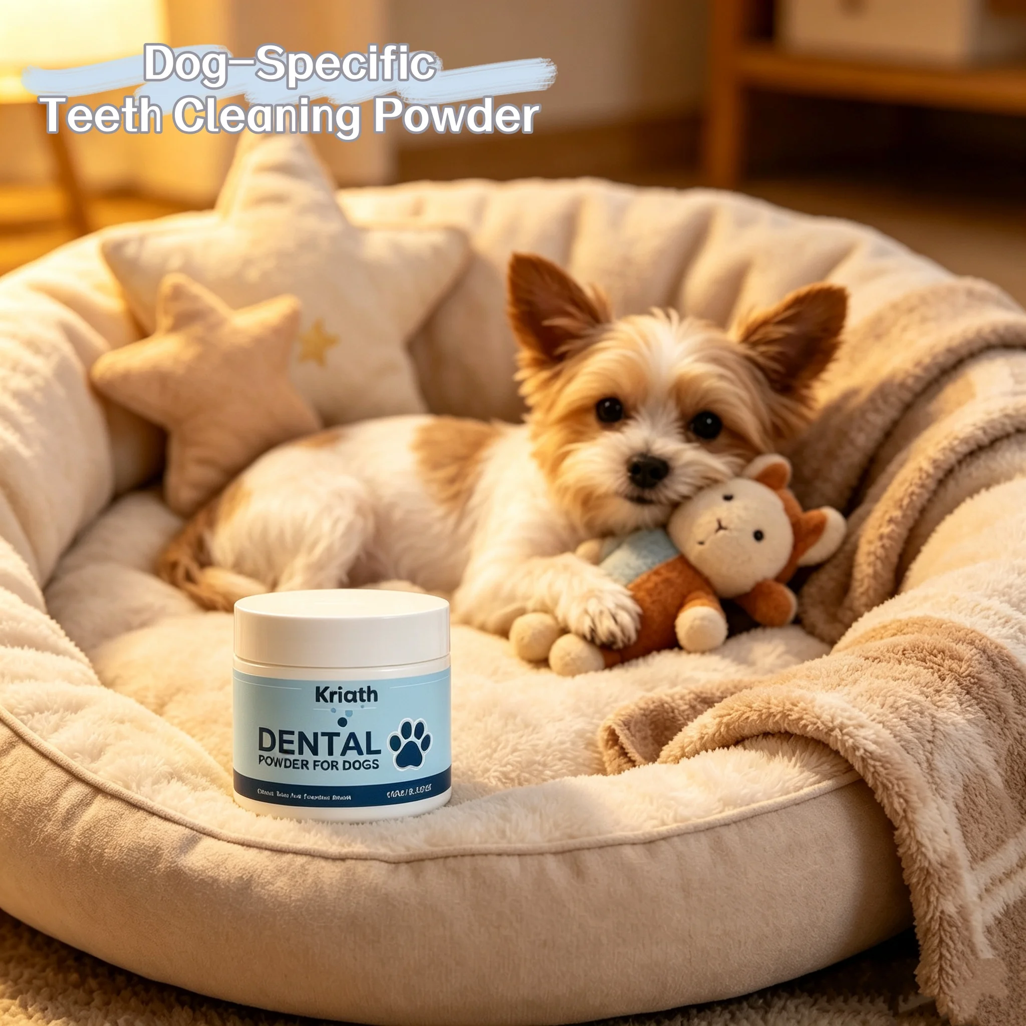 Dog-Specific Tooth Cleaning Powder Plaque Tartar Control Breath Freshener Clean Teeth Stones 1005012677396901