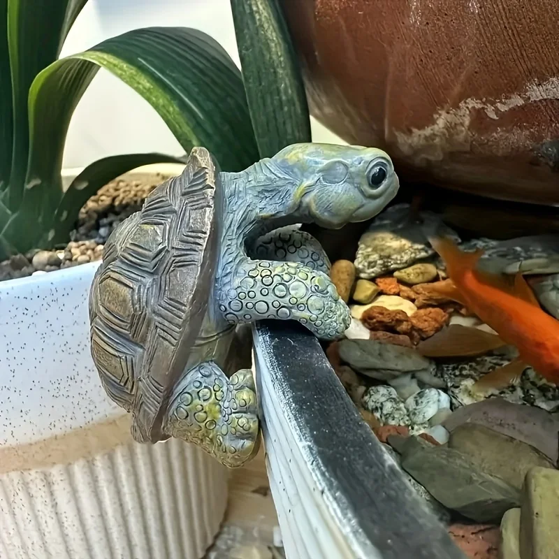 Garden Turtle Statue for Aquarium Decoration, Fish Tank Accessories, for Outdoor Garden (1pc) 1005012687138918