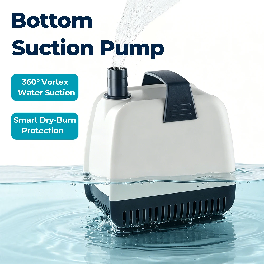 Bottom Suction Water Pump 15/25/35/55/85W Aquarium Submersible Pump Circulation Pump For Fish Tank 1005012688156175