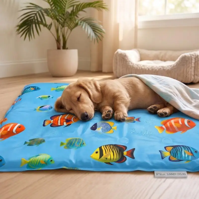 Dog Cat Cooling Mat Self Cooling Gel Pad Pet Ice Mat Summer Non Toxic For Indoor Sofa Crate Bed Use 1005012689149223