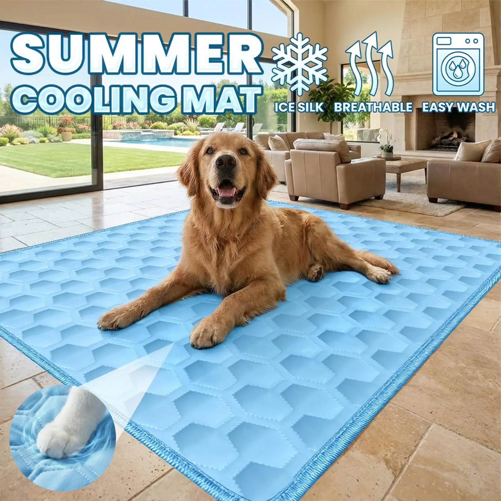 Dog Cooling Mat Summer Pet Cold Bed Extra Large for Small Big Dogs Pet Accessories Cat Durable 1005012689336031
