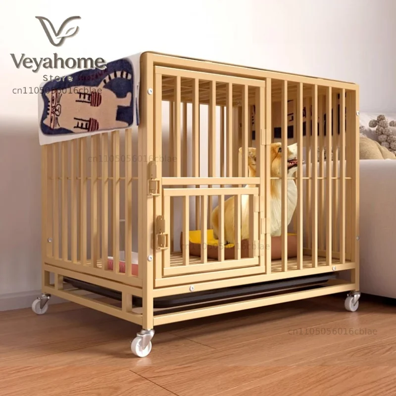 Dog House Outdoor Insulation Medium Indoor with Toilet Fence Crate for Large Dogs Pet Modern Kennel 1005012699377594