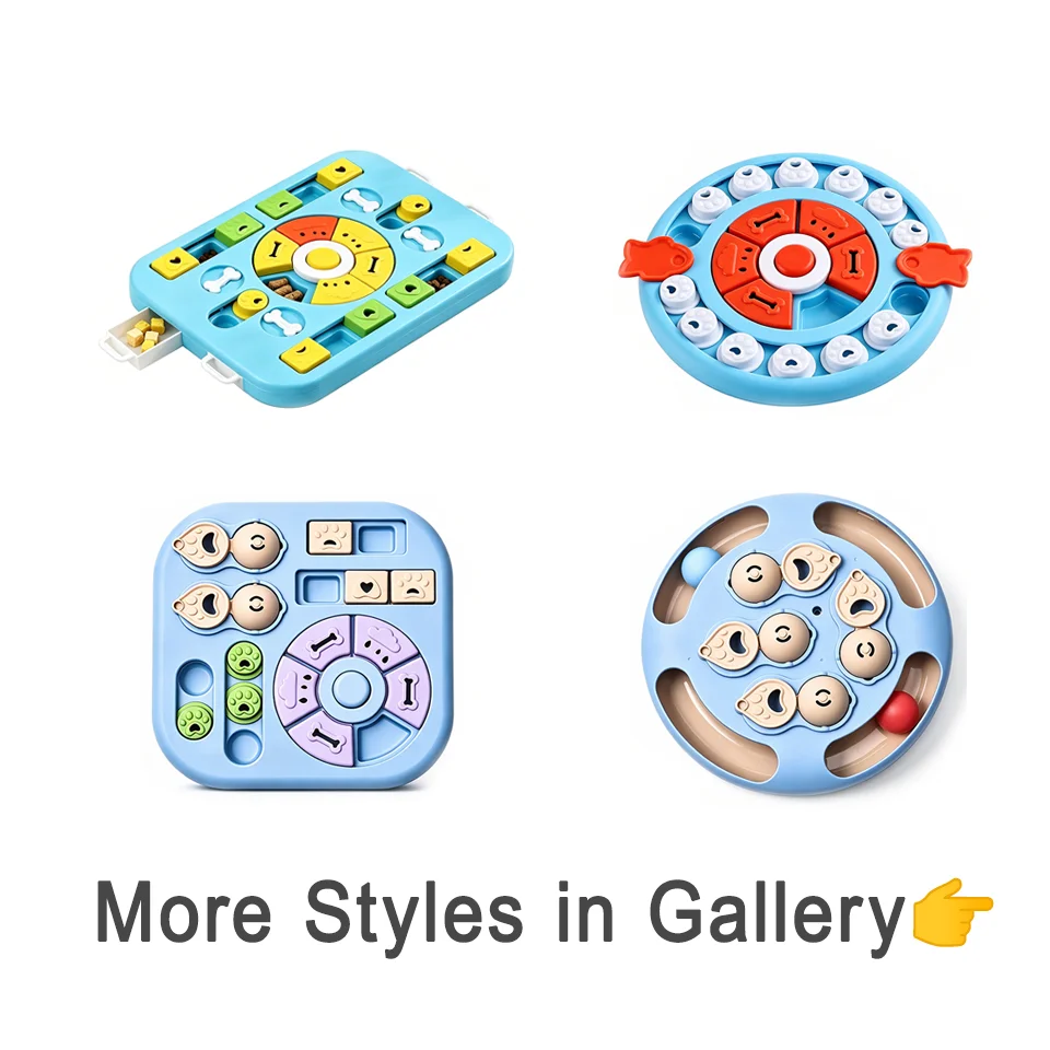 Smart Pets Puzzle Toys Slow Feeder Interactive Boost Puppy IQ Food Dispenser Nonslip Feed Bowl Pet 1005012707210809