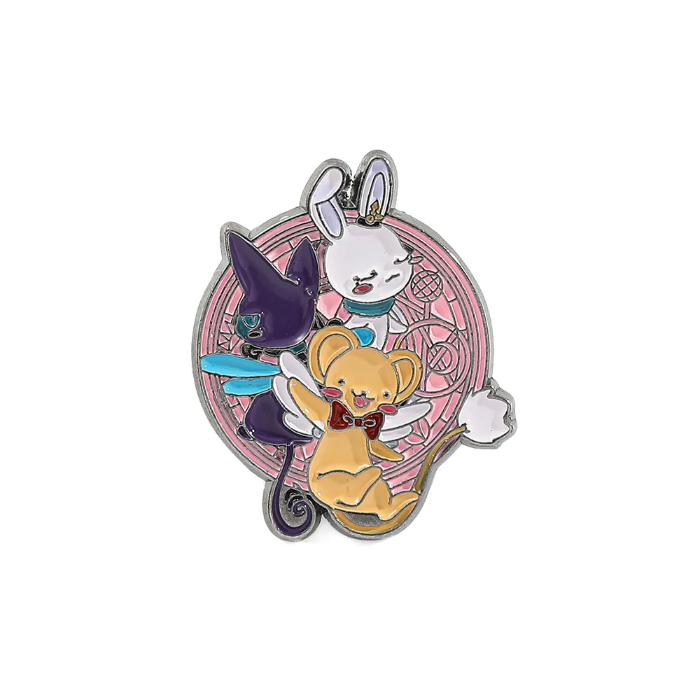 Rabbit Brooch, Cute Animal-Shaped Metal Badge, Small Accessory, Hat Pin and Badge 1005012730236980