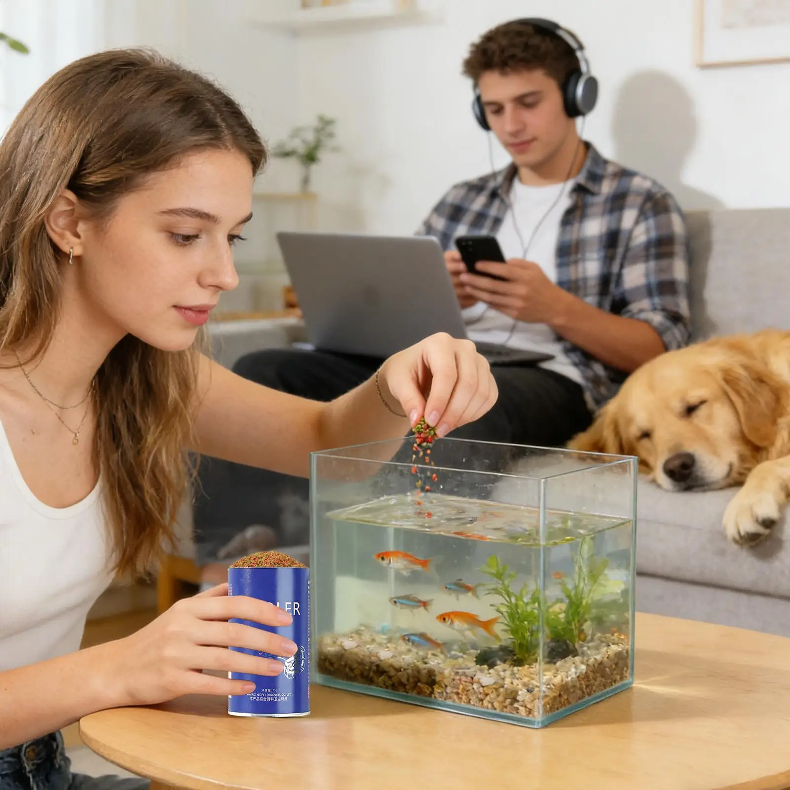 Aquarium Fish Food Betta Feed Ornamental Fish Food For Breeders Hobbyists Fresh Water Anglers Home 1005012738384788