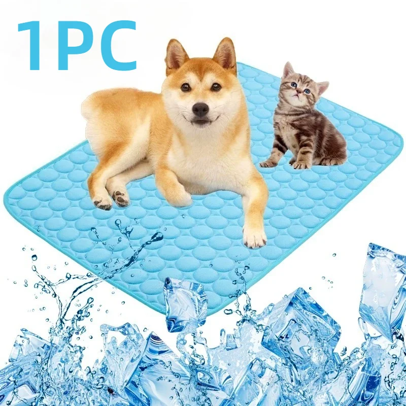 Dog Cooling Mat Summer Pet Cold Bed Breathable Small Big Dogs Pet Accessories Cat Blanket Pet Ice 1005012739766171