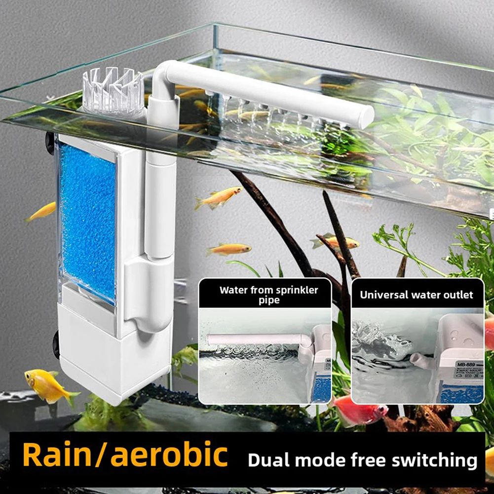 Aquarium Filter Pump Fish Tank Submersible Air Oxygen Aerator Internal Water Pump Anti Backflow 1005012750306453