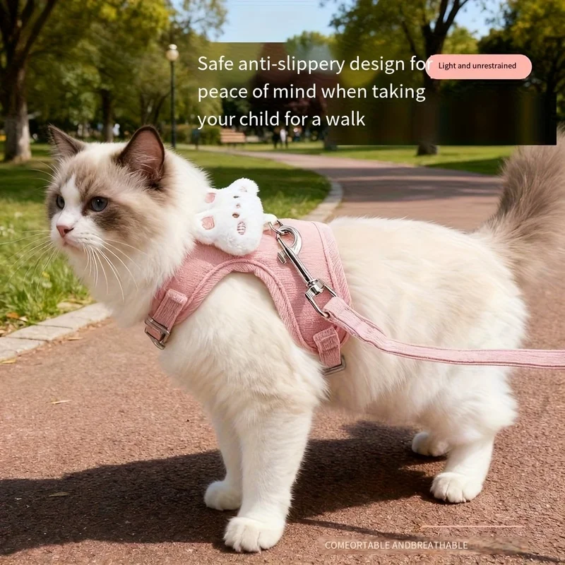 Small Pet Supplies Universal Cartoon Harness and Leash for Cats and Dogs 1005012758923683