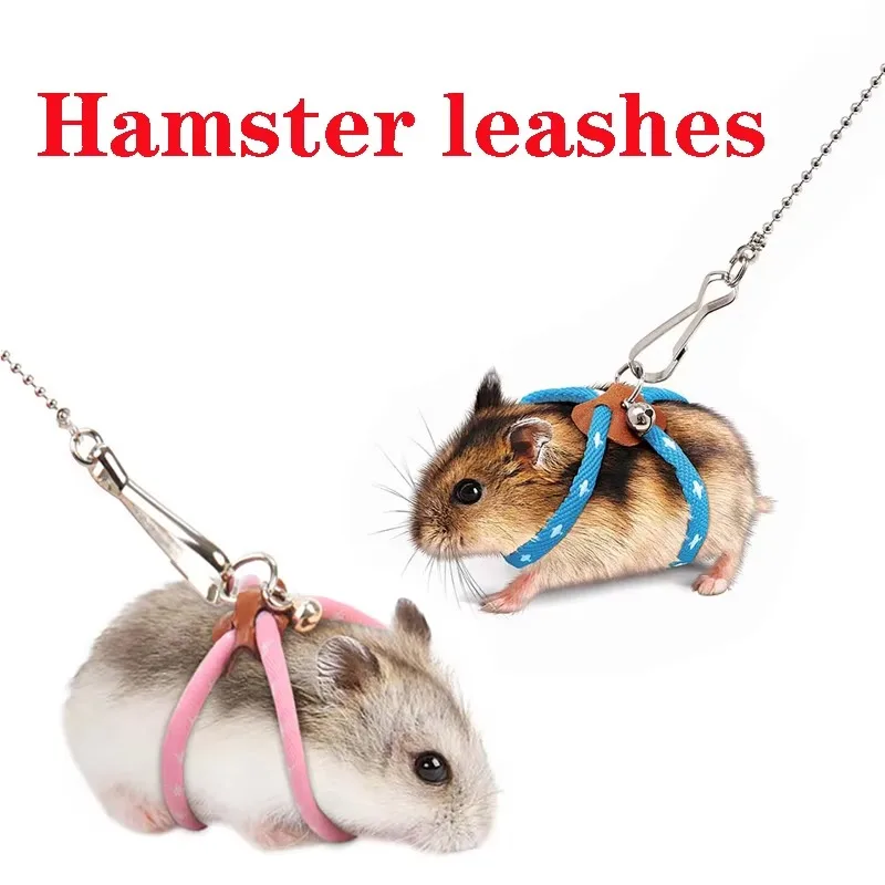 New Small Pet Adjustable Soft Harness Leash Bird Parrot Mouse Hamster Ferrets Rat Pig Guinea 1005012767039993