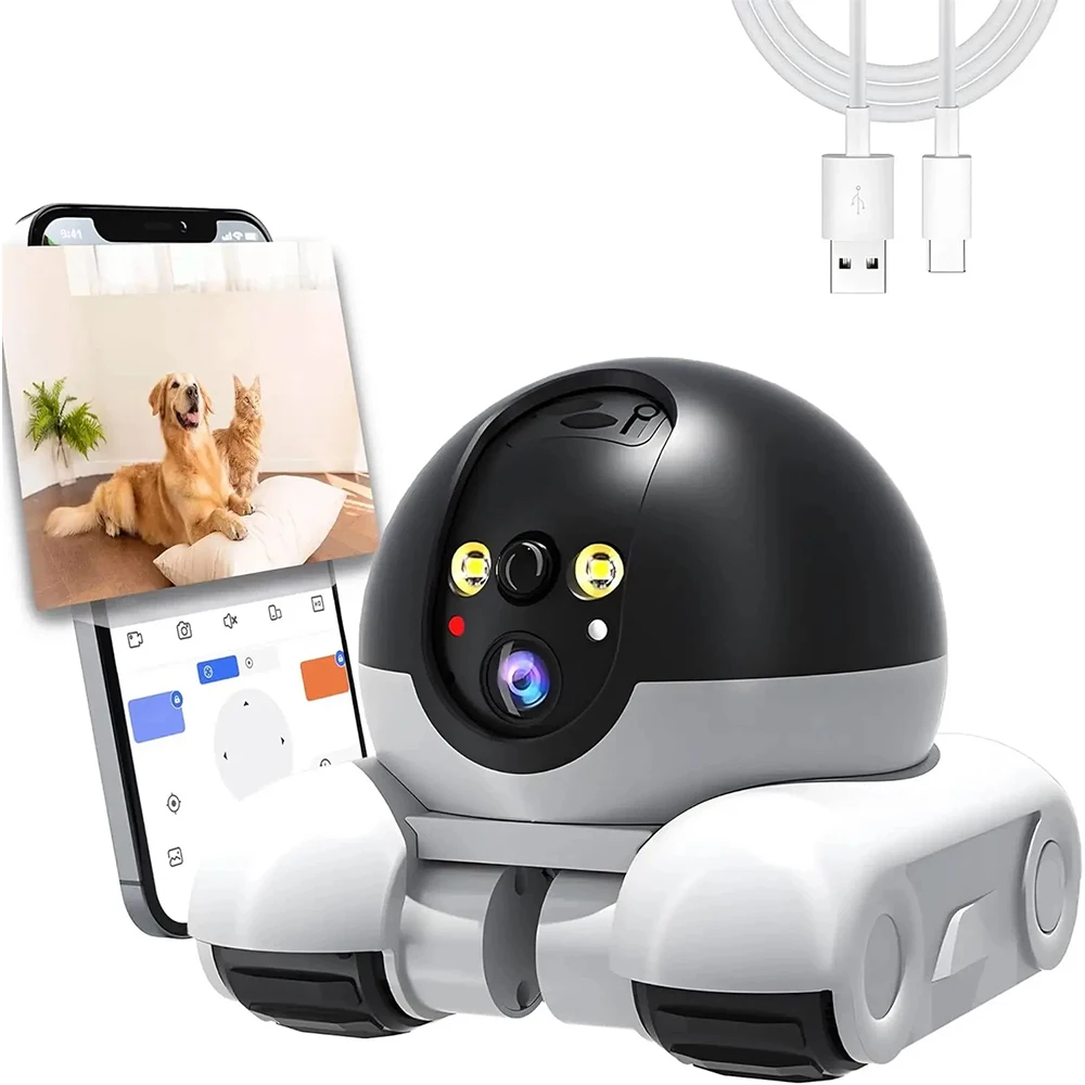 Pet Camera Robot Companion Monitor Wifi APP Remote Control for Dogs Cats Baby 2-Way Talk 1005012789935302